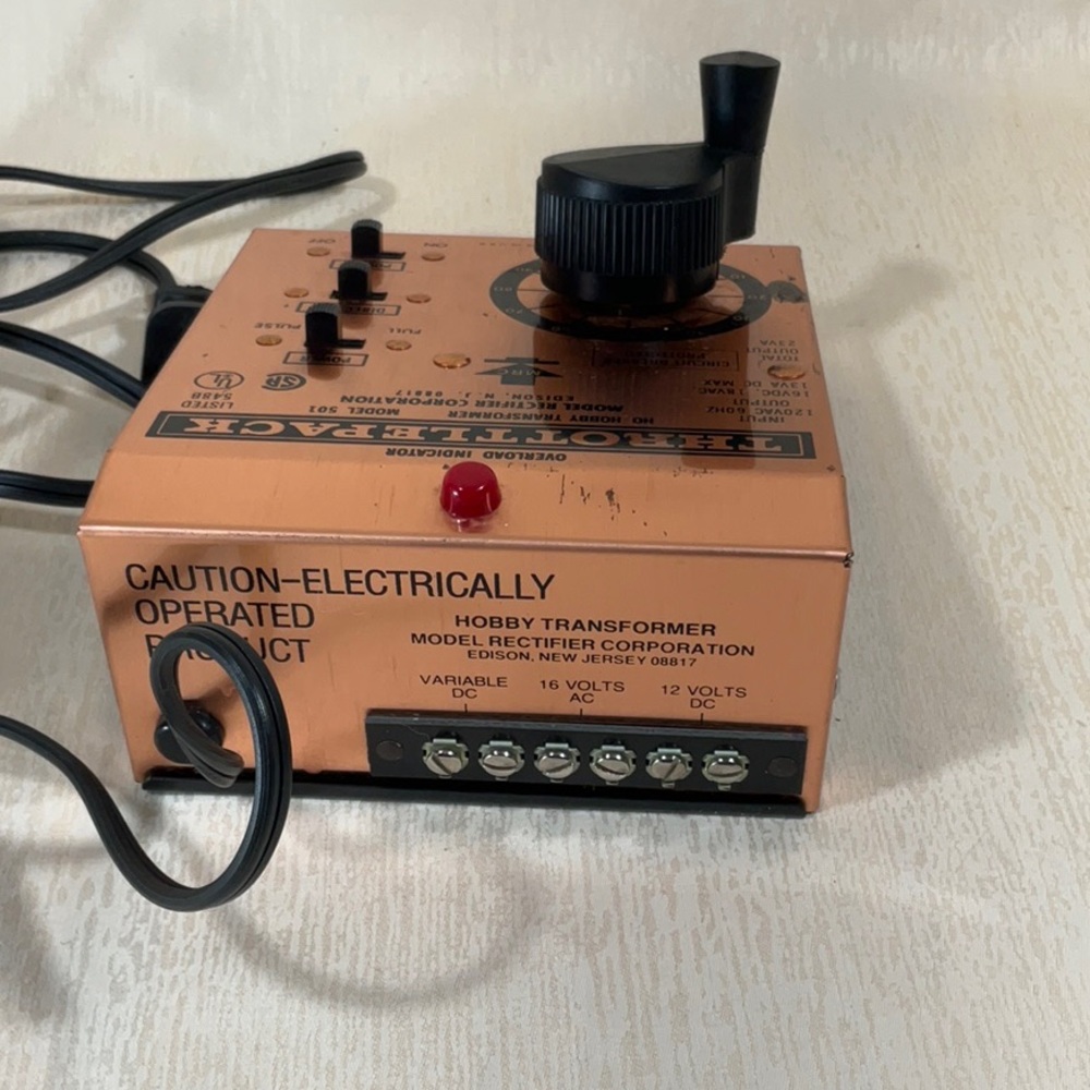 MRC Throttlepack #501 HO Train Control Train Transformer Model Railroad - Picture 9 of 16